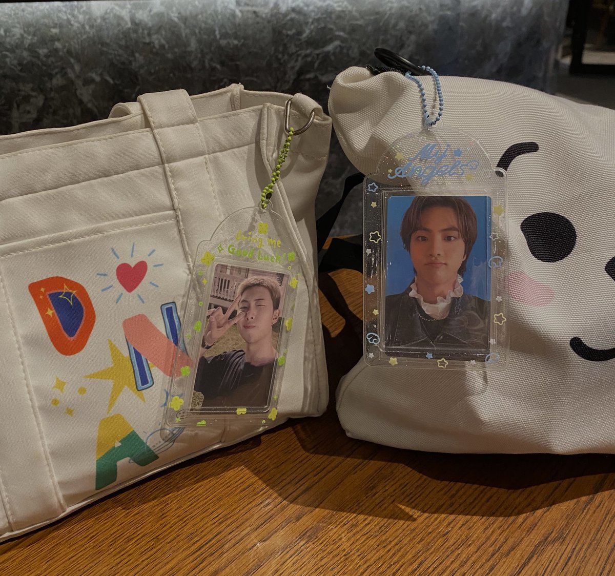 thvkyeom's tweet photo. so happy with all the bangtan abubots we bought &amp; freebies we got from #LuckyWithNamKook 🥰🍀 
( + nanalo pa nga sa telepathy game HEHE)

thank you so much for this event ! 💜
@jiuberrynice @luckyluvbug @argo_svt @preludeofluck @a_bookworms_clo @wooven_colors @layersandthings https://t.co/ieuNUHO4yD