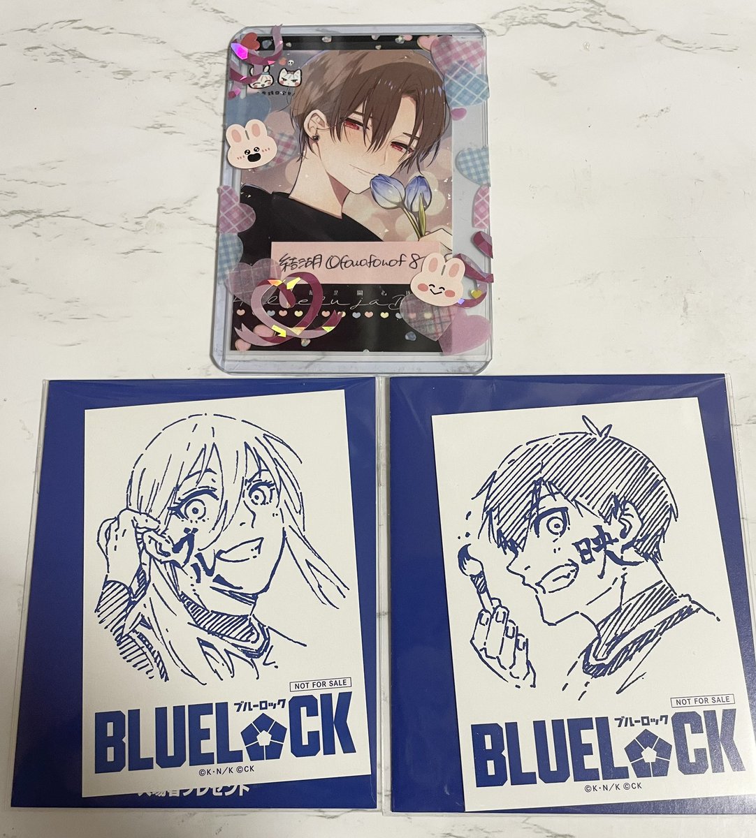 fowofowof8's tweet photo. 【交換】映画 ブルーロック ブルロ 入場特典 

【譲】國神&amp;千切、潔&amp;蜂楽
【求】凪&amp;玲王

郵送または大阪にて手渡し可能
お気軽にお声掛け下さい🙇‍♀️ https://t.co/4fFm2u6RGF
