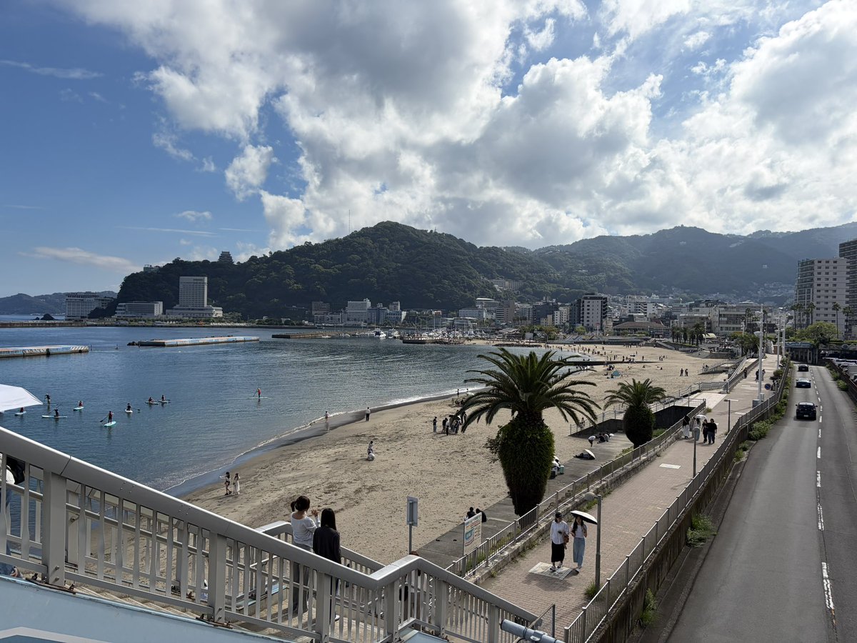 iiji_tt's tweet photo. 朝から障スポに向けた練習会🏓からの熱海に来ました。久々の日差しが気持ち良い！ https://t.co/6XAotAHrpv
