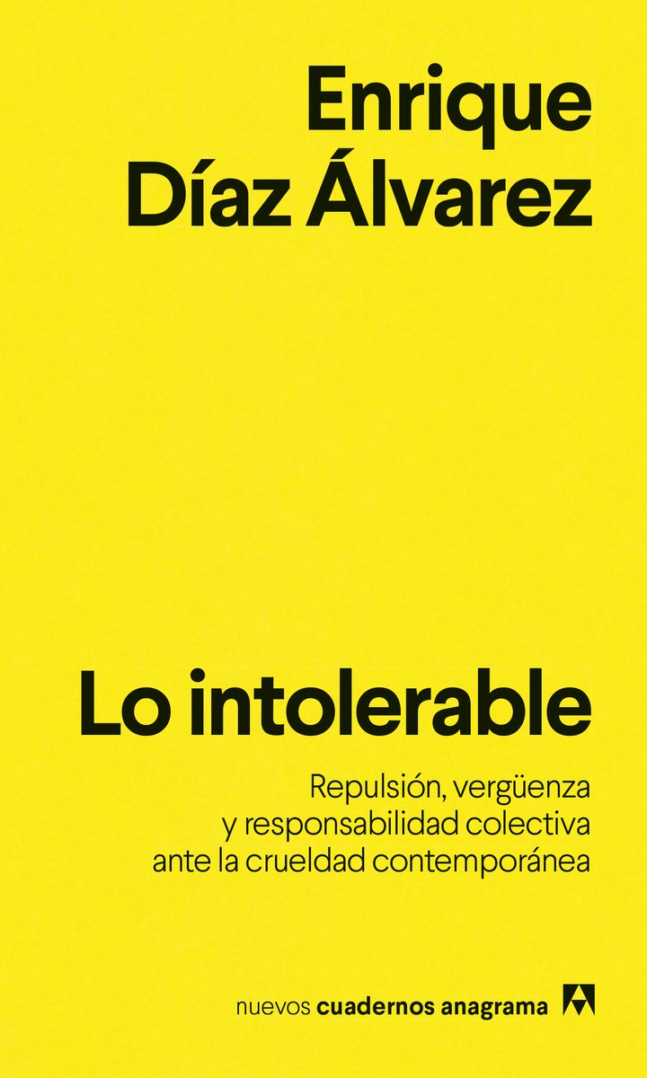 RobertoOtxandio's tweet photo. “nos han capacitado para tolerar lo inaceptable. Así nos va.” @AnagramaEditor https://t.co/vzBleTdvOU