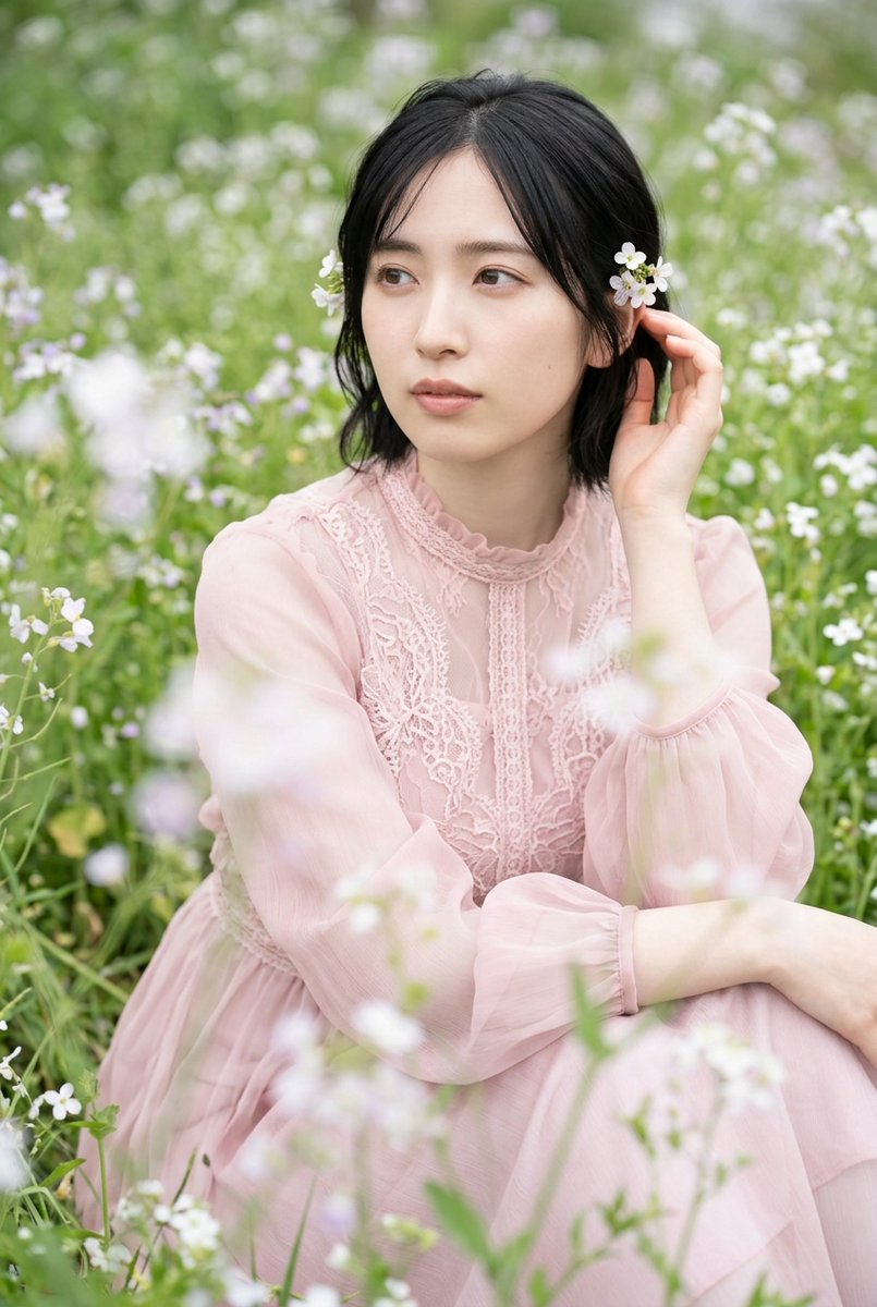 acounttest5's tweet photo. #ポートレート #花畑 https://t.co/hoFUWKY9xy