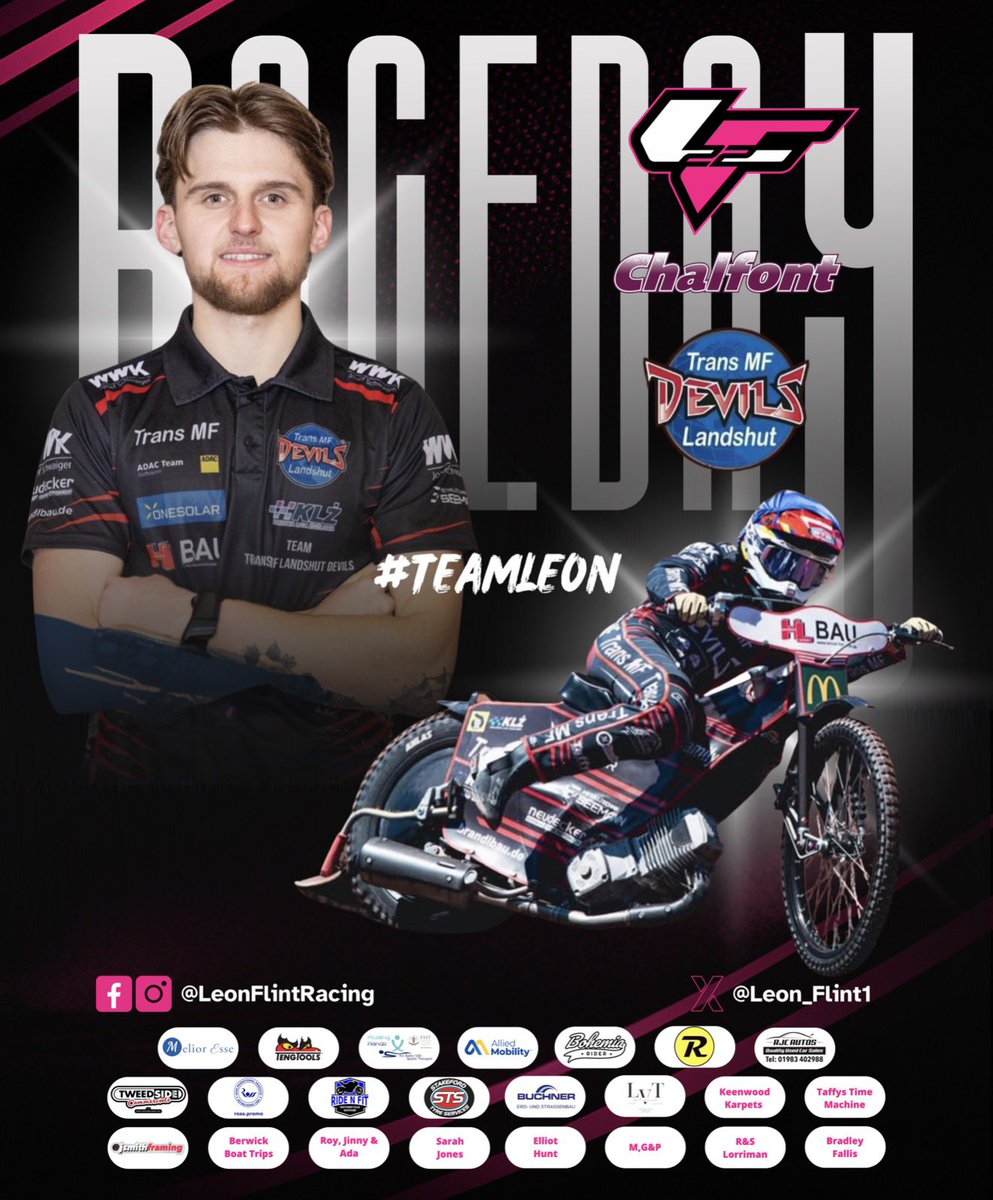 Leon_Flint1's tweet photo. 𝗥𝗔𝗖𝗘𝗗𝗔𝗬!

It’s the Grand Final! Looking forward to racing with Landshut as we host Gdańsk.

When: Today, 5pm. 4pm UK time
Where: OneSolar Arena

#TeamLeon | #Speedway https://t.co/aFqNWwAnOY