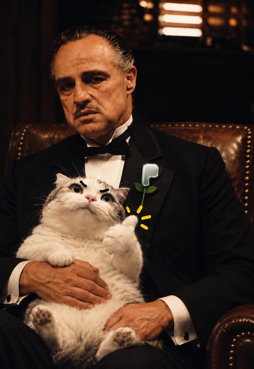 TucTucCat's tweet photo. my fellow cats,

a man who doesn’t spend time with his family can never be a real man.

i asked what the family business actually does.

nobody knows.

we just keep putting thumbs up

and somehow number goes up. 👍 https://t.co/VljXz1GXln