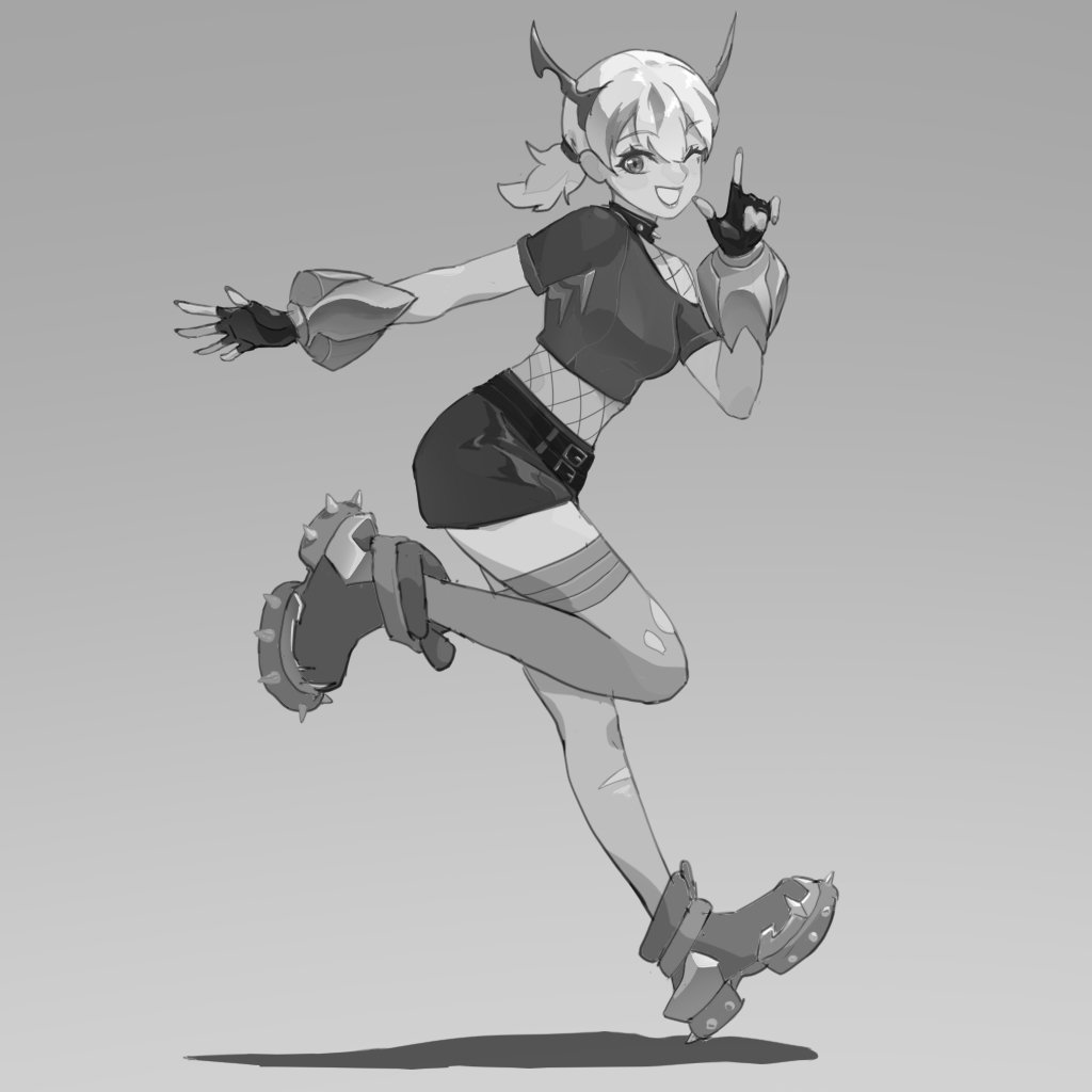 gulayuki's tweet photo. gesture sketch practice &amp; making #overwatch #overwatchfanart #juno https://t.co/16MegLHPOO