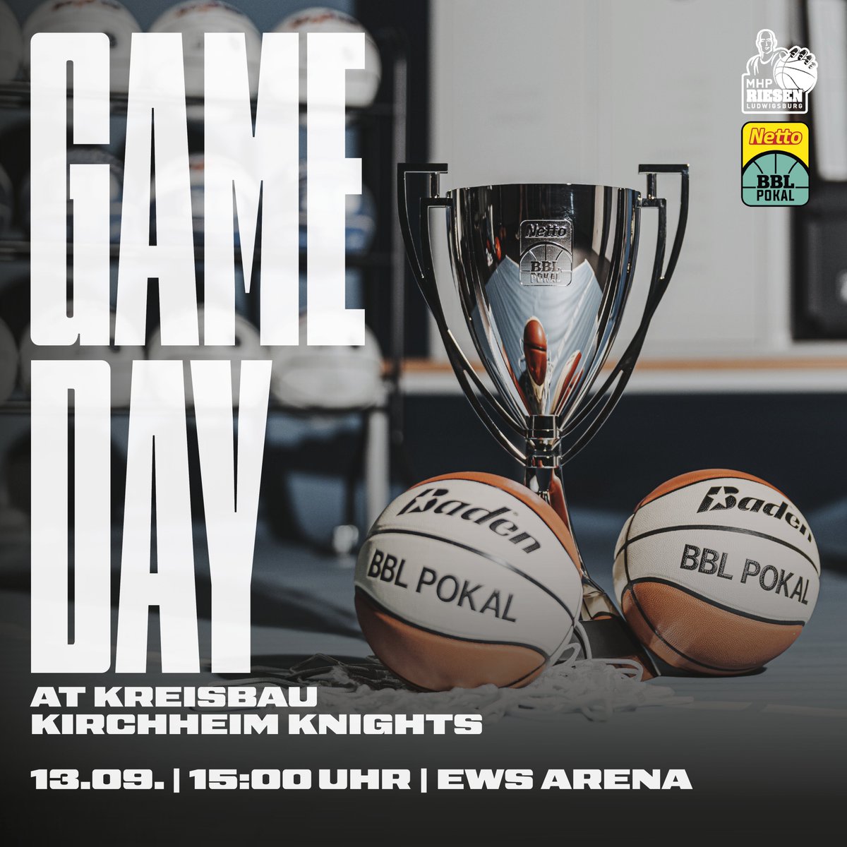 MHP_RIESEN's tweet photo. Die neue รra beginnt ๐๐๐๐๐: Es ist ๐๐๐๐๐๐๐๐! ๐๐
๐ธ: Ulf Duda | #KIRLUD | #NettoBBLPokal https://t.co/6pveiF4MuM