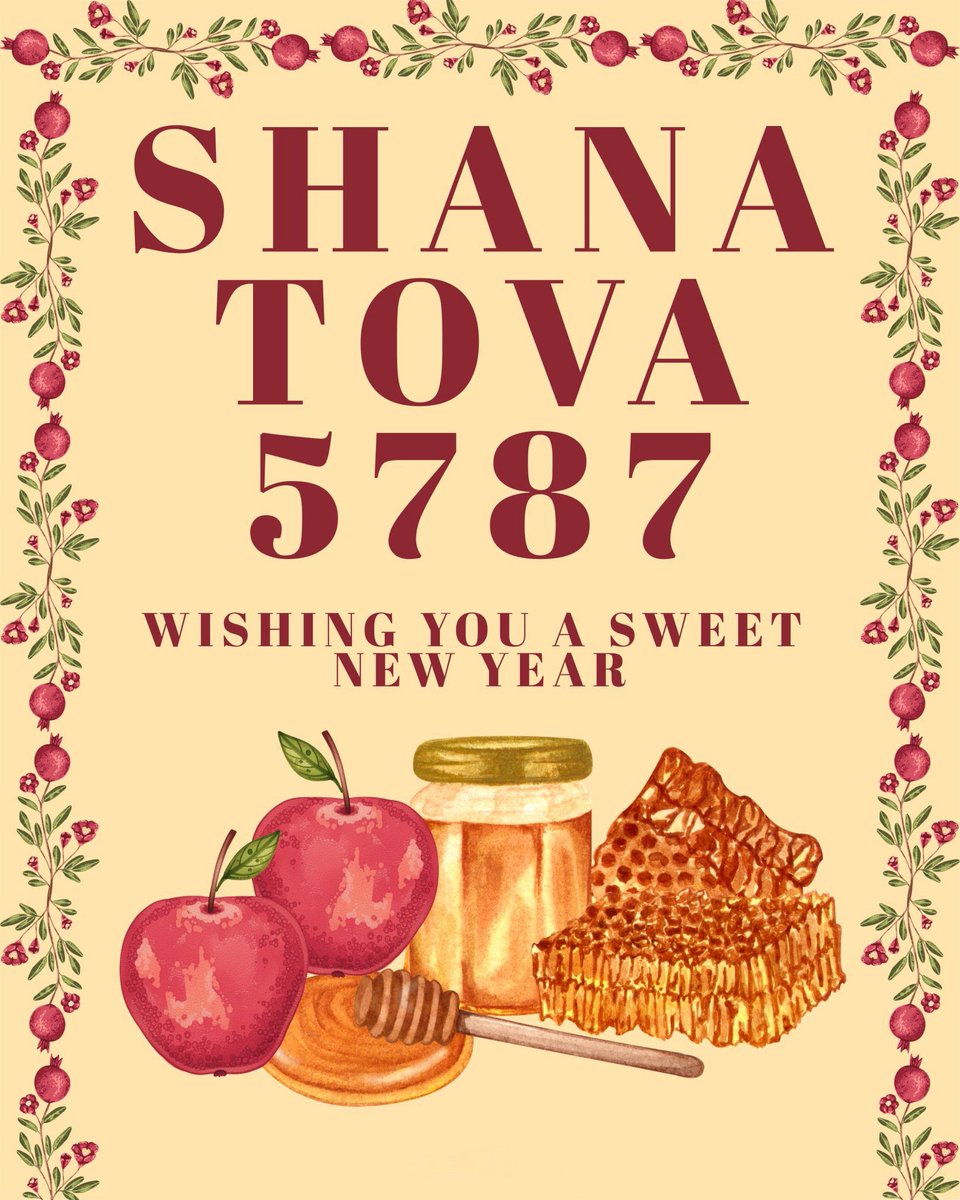 imKD8's tweet photo. Happy Rosh Hashanah and a sweet new year! https://t.co/VJ3EBs7YHt