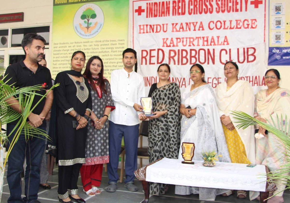 HKCKapurthala's tweet photo. on 9th September 2026. The objective of these activities was to raise awareness about HIV/AIDS. The College Principal Dr. Archna Garg presided over the event. These awareness activities were coordinated by Ms. Kamaljit Kaur, Project Manager at Shri Bhardwaj Gramodyog Seva https://t.co/edIhMmG6Gf