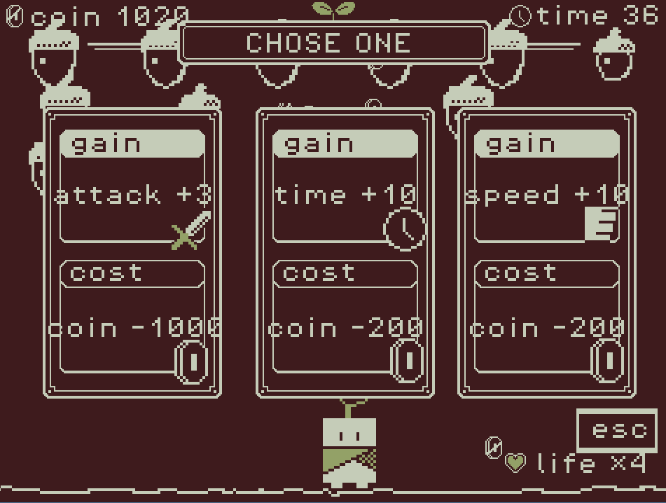 heqtal's tweet photo. #自作ゲーム　#Godot
ゲームを公開しました！ドット絵のシンプルなブロック崩しゲームです。ブラウザ上で遊べます！
Acorn Collector https://t.co/HqejTDpNZe