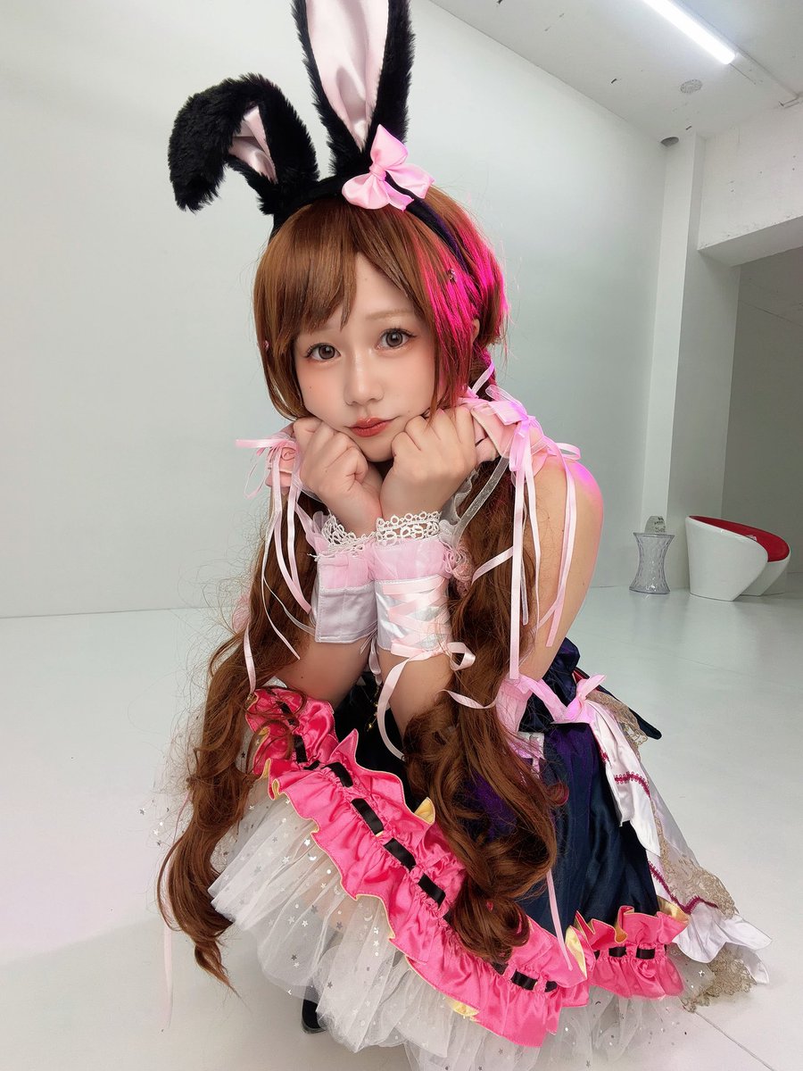 _yanka7's tweet photo. 島村卯月チャンしてきたよ🐰🎀
ハートのキラキラしたピンたくさん買ったのに忘れてきてしまって無念……😭！！ https://t.co/wpgz8jSq9Q