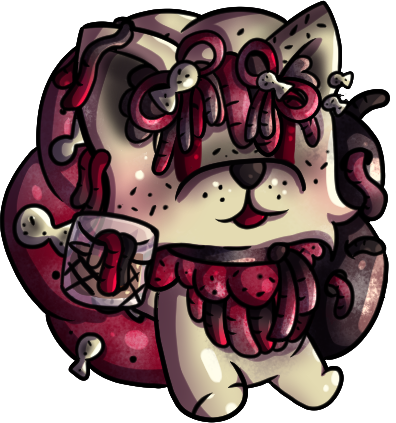 FiliciaLovelace's tweet photo. Let me show you all the cute little Naschkatzen I did for the stream one by one, today we start with this one.
Vanesa's was based of a salty snack, combined with sour cherry and coke gummy worms.
I know Van looooves insects and dark themes. This just felt right.
#CreatiFili https://t.co/8rqUVICBNJ