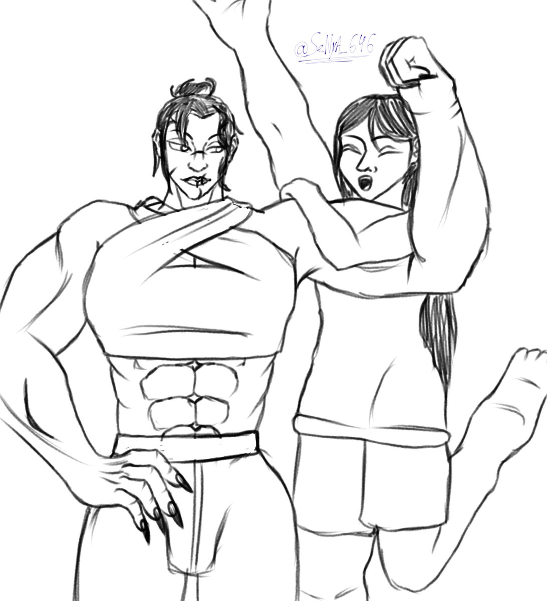 SeNyA_646's tweet photo. セルゲイと幼い娘のセリム 🫶 #鉄拳 #鉄拳8 #art #TEKKEN #omegaverse #SergeiDragunov #TEKKEN8 https://t.co/vo5m97z0kg