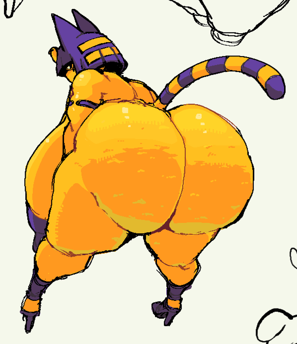 submarichamomi2's tweet photo. lazy ankha sketch from oafpile https://t.co/7fIPDflIEk