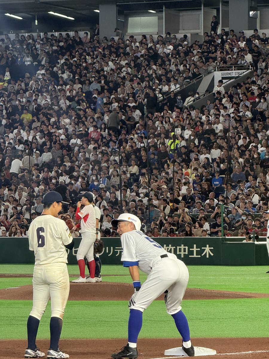daichiyan0216's tweet photo. 神戸智辯最高でした！
26年ぶりにイチローさんのプレー見ることができて幸せでした！

ファールボールも運良くゲット！
廣澤くんはお元気そうでした🐮 https://t.co/84xeXwvPBu