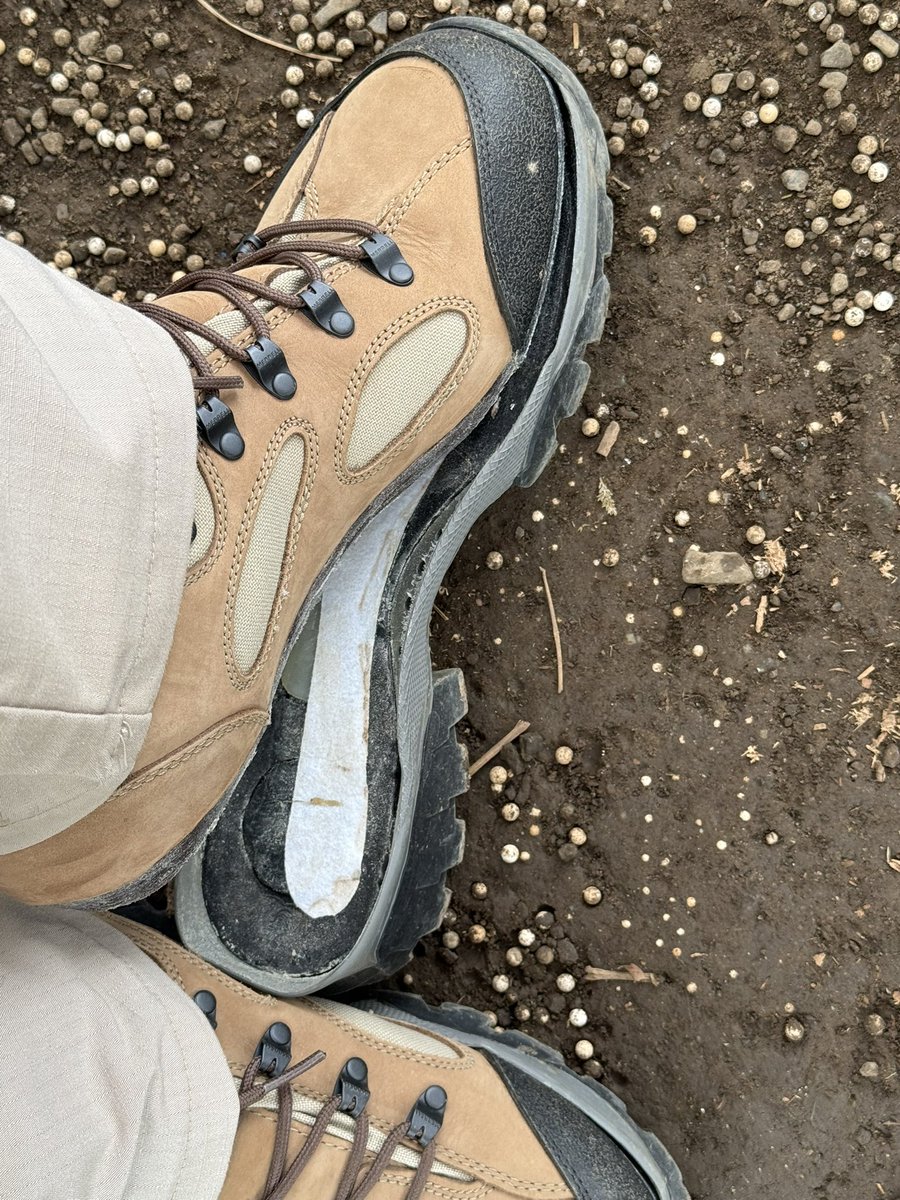 Mk32486836's tweet photo. 今日はHEADS川越さんでサバゲしてまして、楽しかったんですけどね、中古だけどおろしたてのソウトゥースのソールが剥がれまして、コレで二足目が壊れました
流石に使用感の無い上物なので修理に出してみようと思います
絶版になってからだいぶ経ってるし昔の靴ですからねぇ
直るといいなぁ https://t.co/PLIu8rp1SD