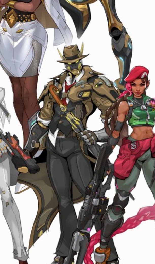 Frong138's tweet photo. Overwatch HAS to stop over designing shit HOW DO YOU BOTCH A TRENCH COAT THIS BADLY https://t.co/9AvDETcjQ2