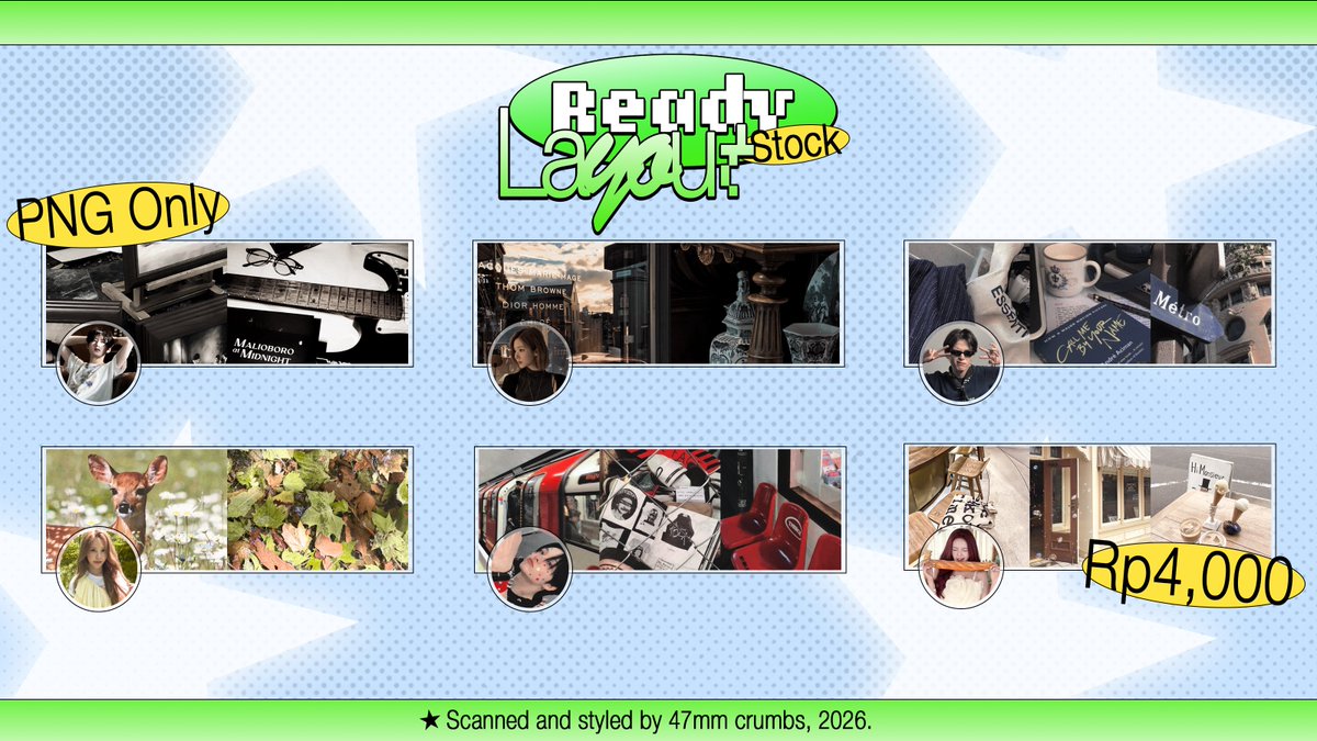 47mmcrumbs's tweet photo. ☆ !! REPOSTS ARE APPRECIATED !! ☆

Hi, aku mau clearance sale layout scenery moodboard dibawah ini.

★ AVA PNG ONLY
1 LAYOUT = 4,000
3 LAYOUT = 10,000

Promonya cuma berlaku sampai tanggal 18 ya guys. Grab it fast! ♡

t. #bealanja https://t.co/zl8B5nOL4z