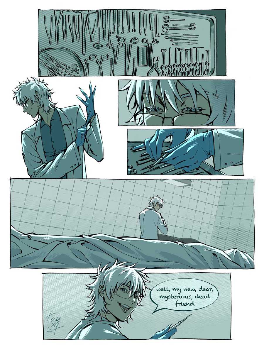 tayxst_7's tweet photo. how to resurrect yourself a girlfriend tutorial (1/?) 
#jujutsukaisen #satosugu ⚢ https://t.co/5QkZK6D29S