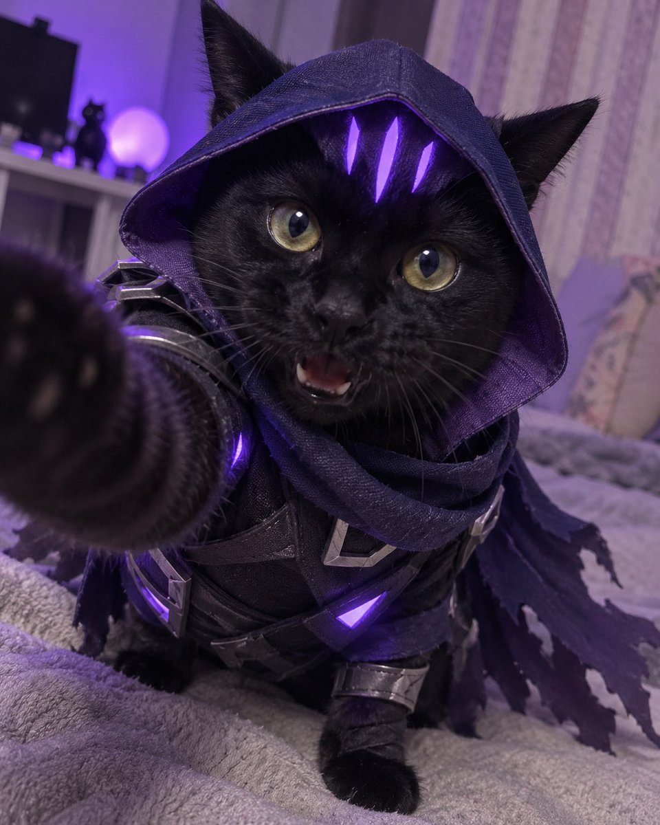 A1203kun's tweet photo. ヴァロ界隈で最近流行ってるやつうちの猫でやってみた。
#VALORANT https://t.co/zZz9kkQIi8