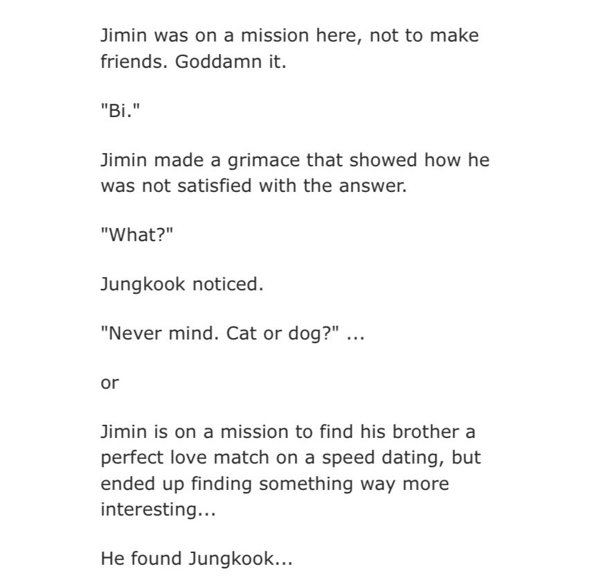 outrojmi's tweet photo. like why is this fic not getting talked abt ENOUGH. literally my most favorite one i’m so soft for them 😣 https://t.co/KQs3HGT06S