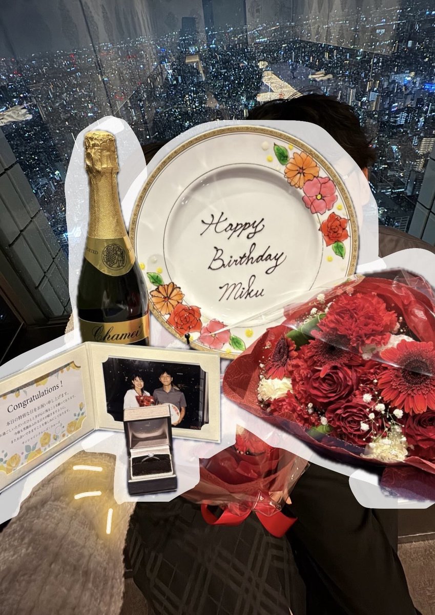 amedama_candy39's tweet photo. 今日、26歳の誕生日を迎えることができました🎂

そして先日は少し早めに誕生日を祝ってもらい、そこでプロポーズを受けました💍

また1つ歳を重ね、大切な人と共にこれからの人生を歩んでいけることを、とても幸せに思います

これからも皆さんよろしくお願いします✨ https://t.co/HOuYDgzPyt