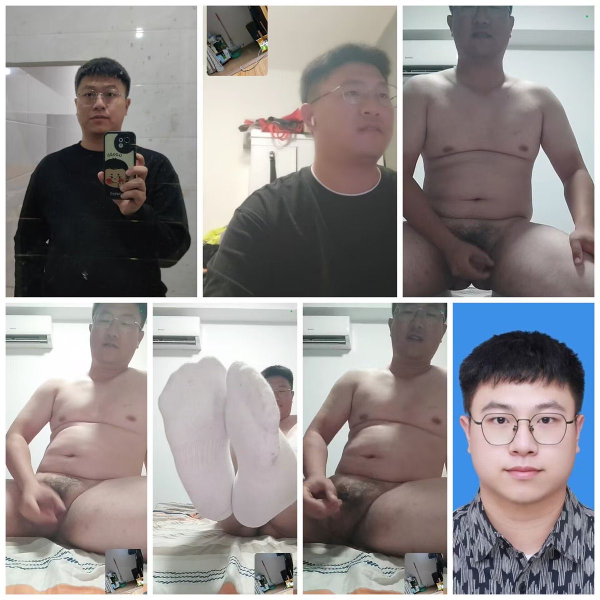 The20q's tweet photo. 某校数学老师彻底沦陷，因为体制内的行业不敢乱来，最后还是经不起诱惑全程露脸被录制，完美的身体让人蠢蠢欲动，有需要钓直男或者进群的朋友主页电报滴滴，你们搞不定的直男交给我们 https://t.co/znKllAly1R