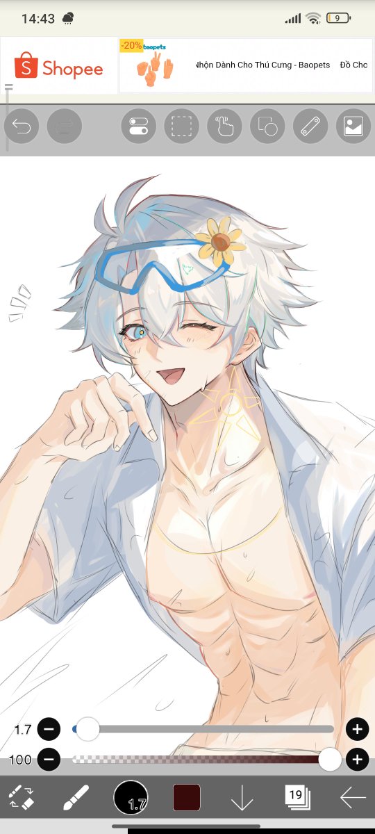 serrien13's tweet photo. I'm too lazy to do a full drawing, I need some motivation 😭 #phainon https://t.co/qR4Hhlp2Jw
