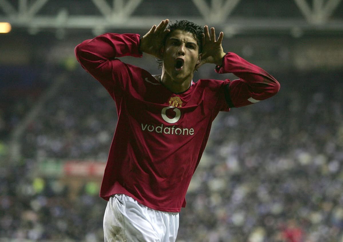 Grandsoncr7's tweet photo. Both of them idolize Ronaldo, btw. https://t.co/HJ0V5R8ANY