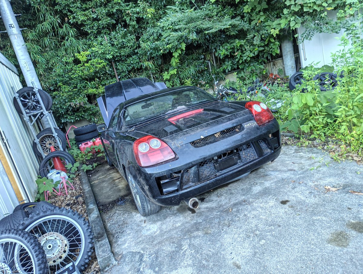 ore_kato_desu's tweet photo. 3年放置車、仮ナン取って転がせるレベルになったぜ✌ https://t.co/Tx9bMpJPzk