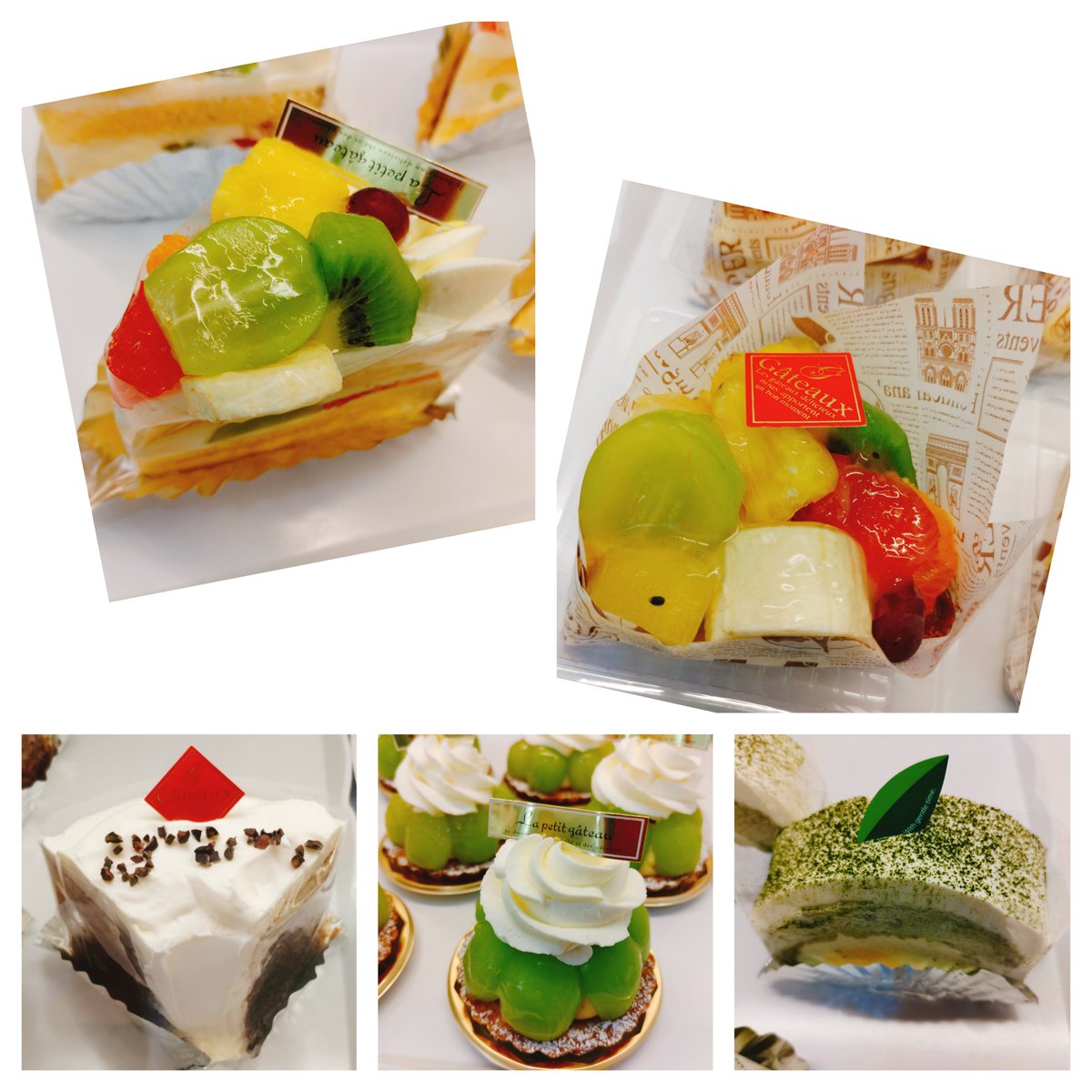 MillefleursChan's tweet photo. 🇨🇵まだあります情報🇨🇵
本日ゆったり🈺業中😊💕

生ケーキ追加で
お作りしております
ぜひお立ち寄りくださいませ

🍰シャインマスカットタルト
　フルーツタルト
　フルーツショート
　ョコマーブルシフォン
　抹茶ロール

🍪はちみつバニラ
　塩キャラメルシフォン https://t.co/1QY5QaLJk7