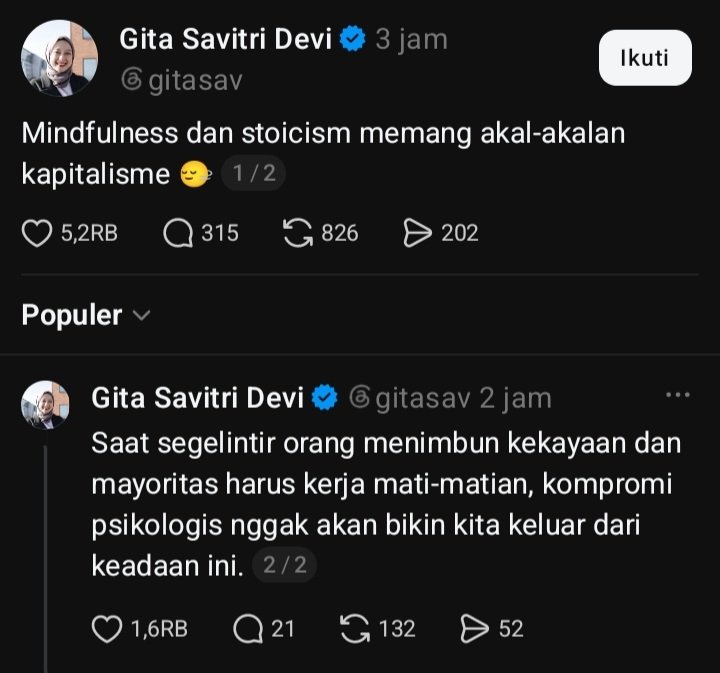 RichHealthyFun's tweet photo. Yang Mulia Gitasav sudah turun gelanggang ke perdebatan mindfulness. Waktu dan tempat dipersilahkan. https://t.co/siALoFz24w