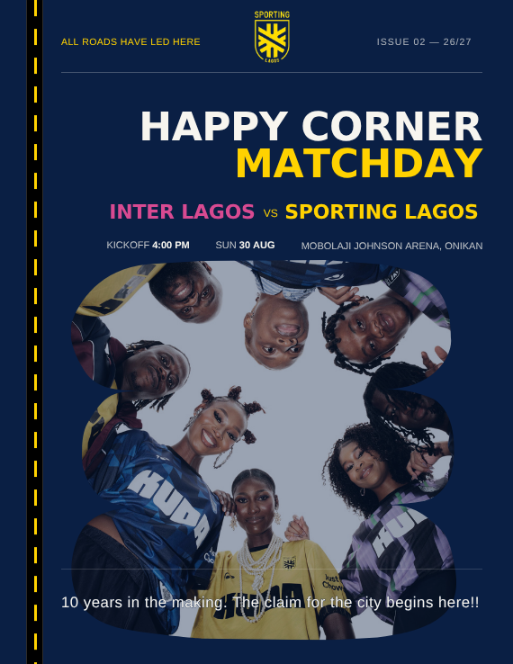 HomeofTSL's tweet photo. It's MATCHDAY at Onikan!!
We are away to Inter Lagos, but we are right at home! Let the noise begin. The HappyCorner matchday program is here.
#INTSPO #NPFL27 https://t.co/ahWOvdGBBp
