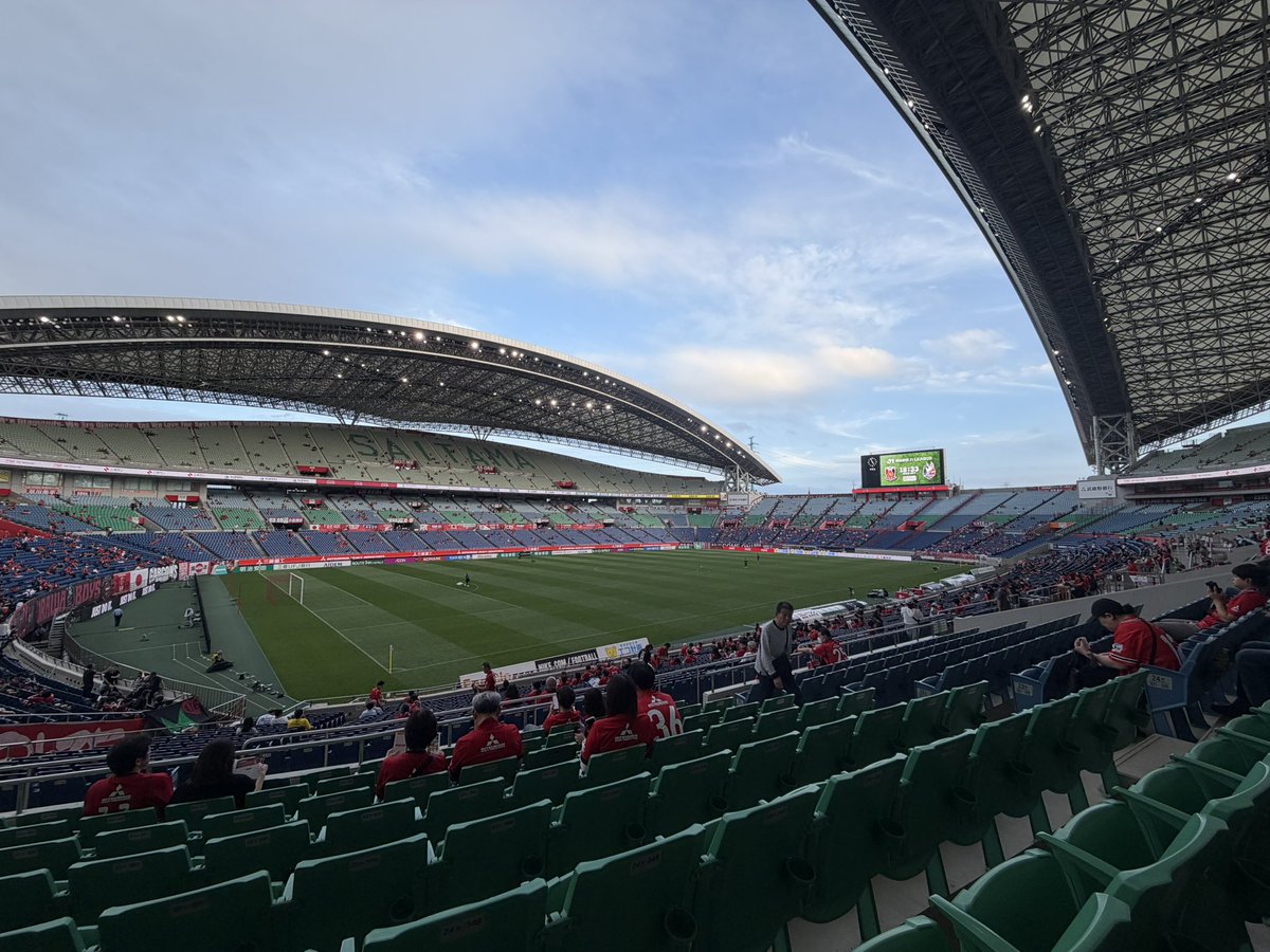 dudunderway's tweet photo. 本日はここから観戦。調整池も水入り
#urawareds #埼スタ https://t.co/WouZwM32Y2