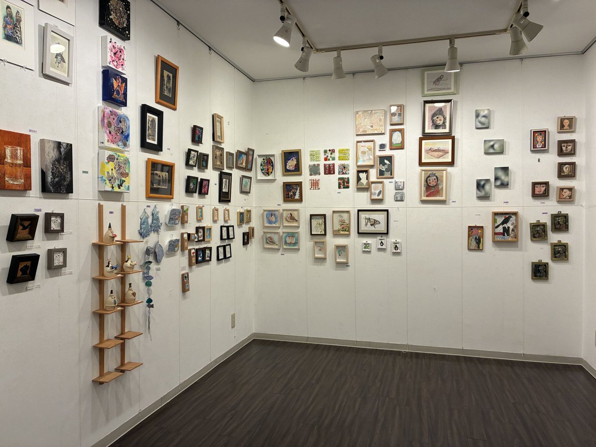 spaceprism's tweet photo. 「小さな絵の展覧会2026」ただ今終了しました。
#ギャラリースペースプリズム https://t.co/KTkyzmk8QQ