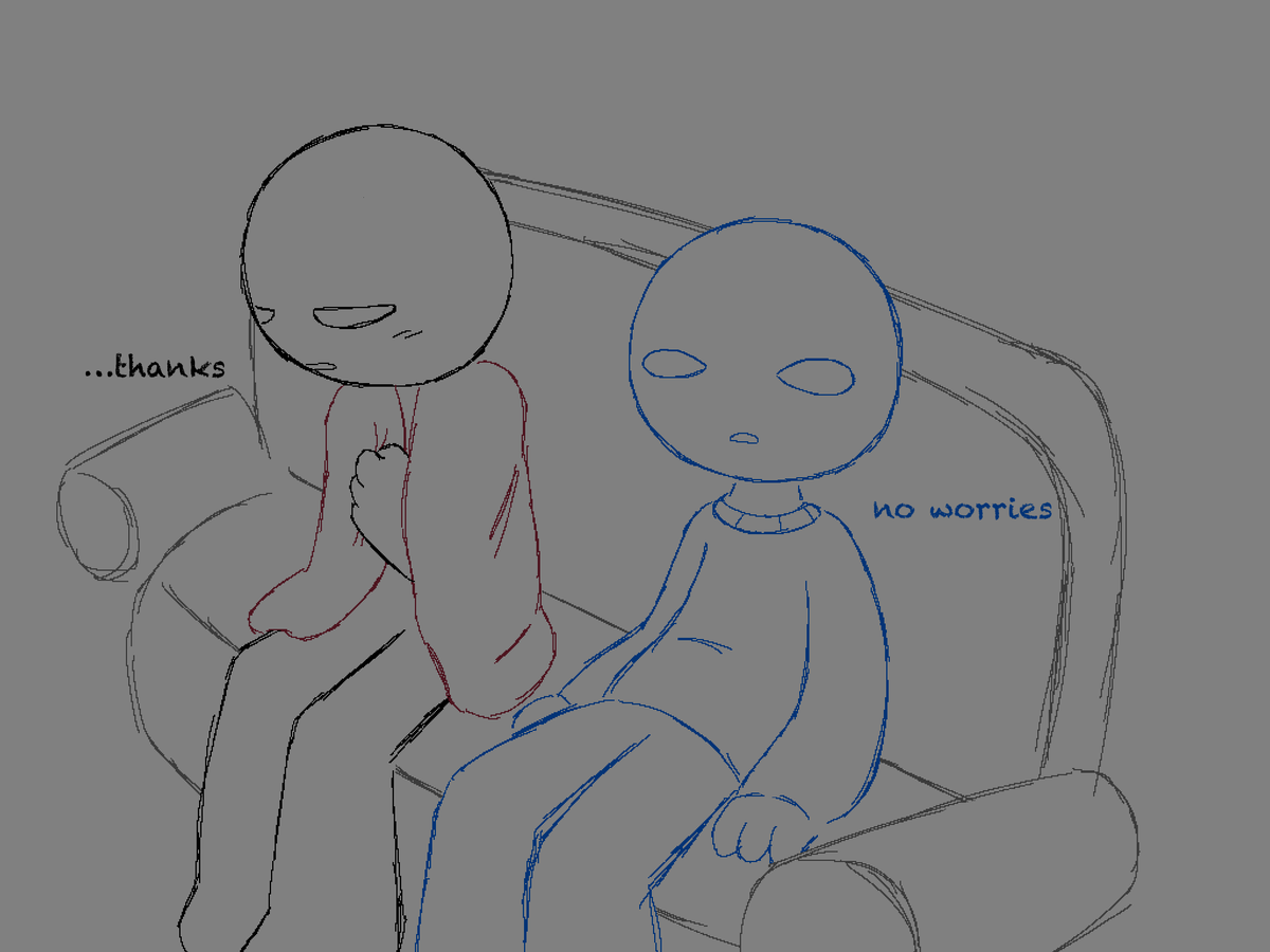 sobbersomewhere's tweet photo. enphosian in sobber’s air-conditioned apartment

i can’t draw a sofa sry

#enfosi #glaggleland https://t.co/6a7JMyibMe