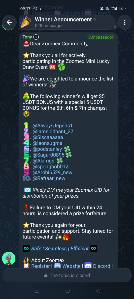 Didizaldi's tweet photo. #Zoomexwinner
Mini Lucky Draw winner

@ZoomexOfficial https://t.co/wsp9BgQB9l