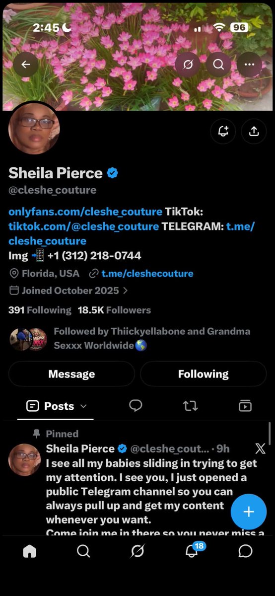Cleshe0915's tweet photo. Grand Rising! This account doesn’t belong to me! Someone is using my videos from TikTok Instagram &amp; Facebook! It’s obviously they’re doing it big but their time is limited! I never would have imagined that the love hate for me goes deeper than the rabbit hole…. 💋 https://t.co/FkidCkZZiW