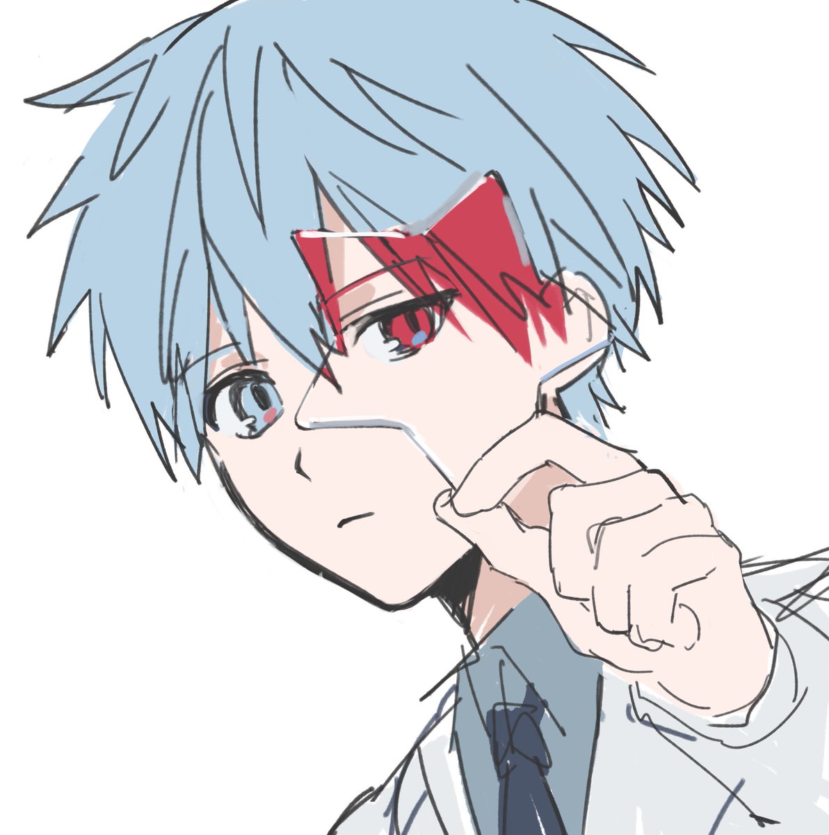 Nemuzz8329's tweet photo. （画的时候脑子里什么也没想） https://t.co/35iizgxQ7r