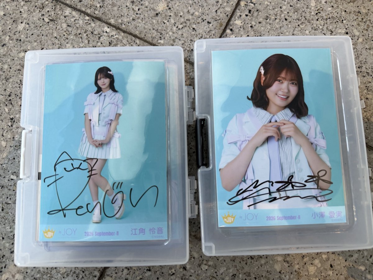 hirohiro4789's tweet photo. ニアジョイ ≒JOY 生写真 直筆 トレ
サマーツインテール

譲】江角ヒキ、小澤チュウ

求】天野or買取(金額ご提示ください)

本日幕張にてトレできる方お願いします。 https://t.co/Jeh4oHKFil