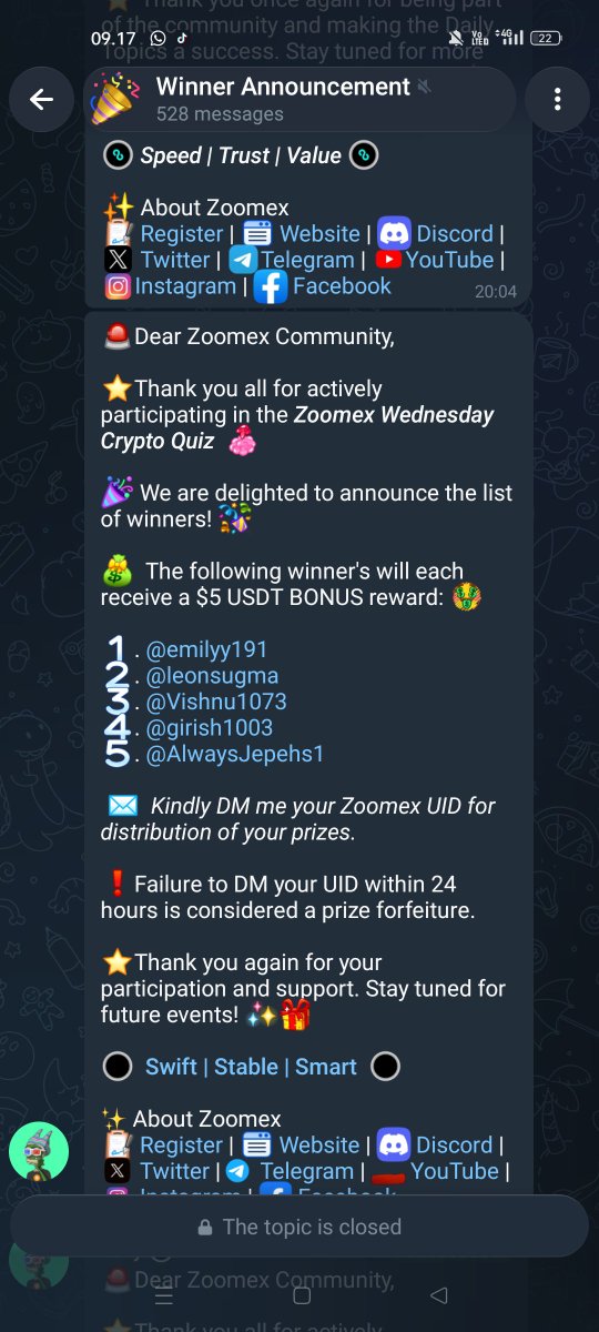 Didizaldi's tweet photo. #Zoomexwinner
Quiz Winner

@ZoomexOfficial https://t.co/xplDIbF3FL