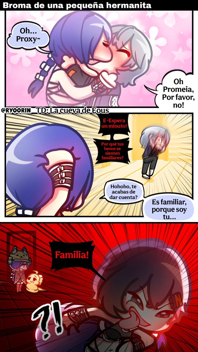 Eous_Cave's tweet photo. Traducción al español 
"Solo una pequeña broma" https://t.co/DDRjMSvww9