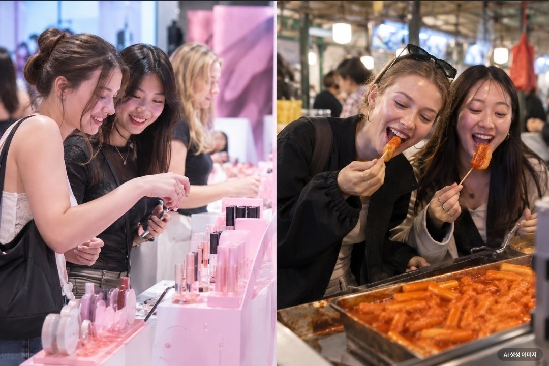 pariterbaki's tweet photo. Apparently, foreigners are getting “Seoul sickness.” 🇰🇷😂
They visit Seoul once…
then they want to come back again.
K-beauty in Seongsu.
Street food at Gwangjang Market.
Vintage shopping in Dongmyo.
Clean subways, fast Wi-Fi, late nights.
Maybe Seoul isn’t a city you visit once.
It’s a city you start missing. ❤️
