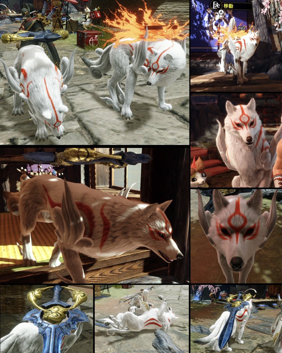 Kiiro_koushi's tweet photo. モンハンライズヤバいです...

 #モンハンライズ  #大神  #Okami https://t.co/Xo5IQPM7FM