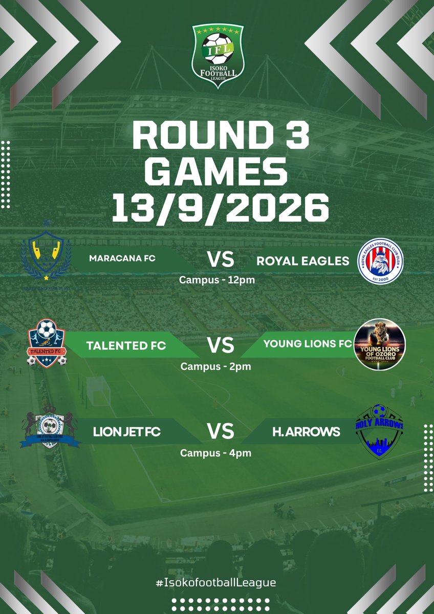 IsokoFootball's tweet photo. Yes the weekend games are still coming to us today, on a big Super Sunday Games.

#EPL  #NPFL27 #Isoko #IFL2026 
#IsokoFootballLeague #Laliga https://t.co/SIHANQujDT