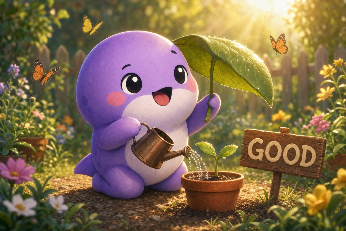 sortesfun's tweet photo. A little water every day.
A little shade in the heat.

Care isn't loud.
It's showing up, quietly, again.

GOOD tends the small things.

#PlayforGOOD #GOOD https://t.co/xGwP5dkoXL