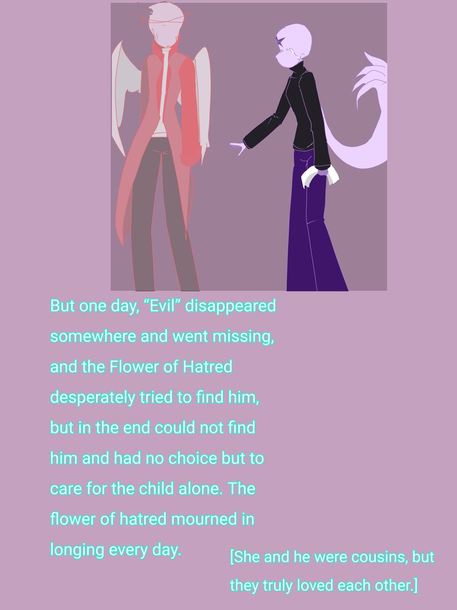 BIhaedol30232's tweet photo. Far in the future, the timeline, the flower of hatred, Sans’s first and last love, and a new bond

[The reason I ended up posting this kind of drawing, what I want to say about Ebyel, and why these two really ended up being separated!] In the comments
#UndertaleAu #shipkid #OC https://t.co/vDGaaClLHc