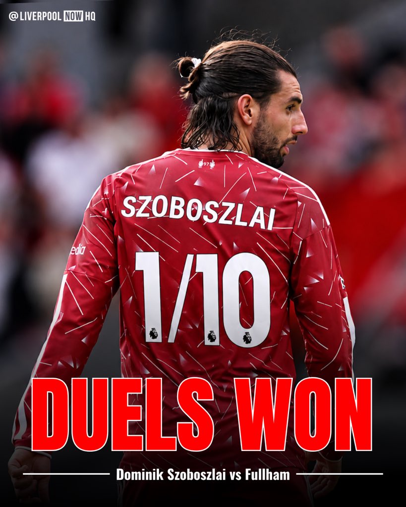 LiverpoolNowHQ's tweet photo. 🚨 Stop blaming Wirtz!

Wirtz is the last person to blame. He’s covering more distance, making more defensive contributions and recovering more balls than any midfielder in the entire Premier League. He’s constantly cleaning up the scraps Gravenberch and Szoboszlai leave behind, recovering loose balls and mopping up their mistakes.

Now imagine we actually benched him like some people are suggesting. Who’s recovering those balls? Who’s making those defensive contributions? Who’s cleaning up those mistakes?

He’s doing far more work than he should be. Imagine what Wirtz could do offensively with a proper defensive midfielder behind him providing cover, instead of constantly having to cover for everyone else.

The midfield must have Nyoni in it every game and Szoboszlai must be moved to right back!

#LFC #Liverpool