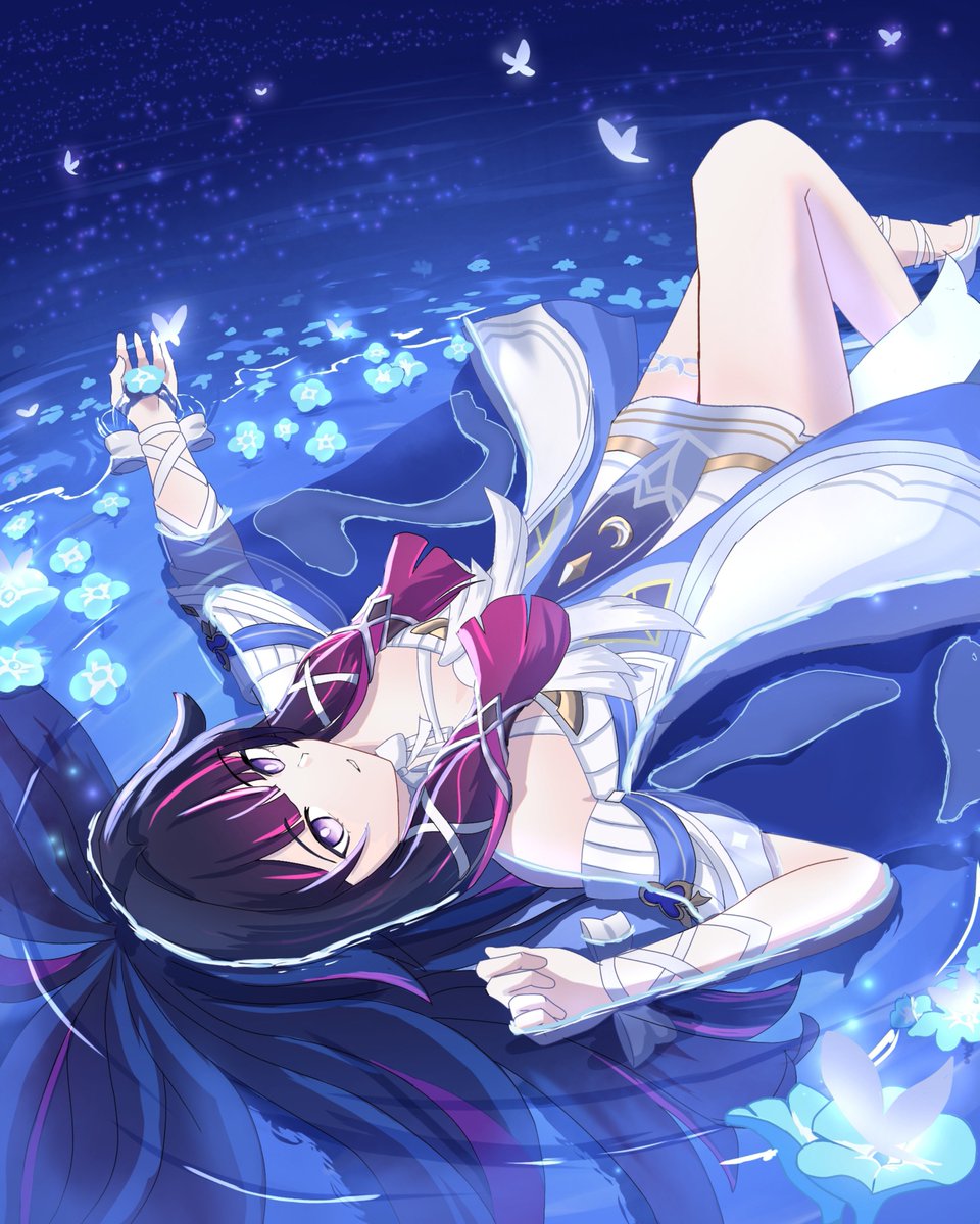 CahayaRoma_'s tweet photo. Columbina💙

#原神 #コロンビーナ #GenshinImpact #Columbina #VgenCode https://t.co/NXJsjR59nL
