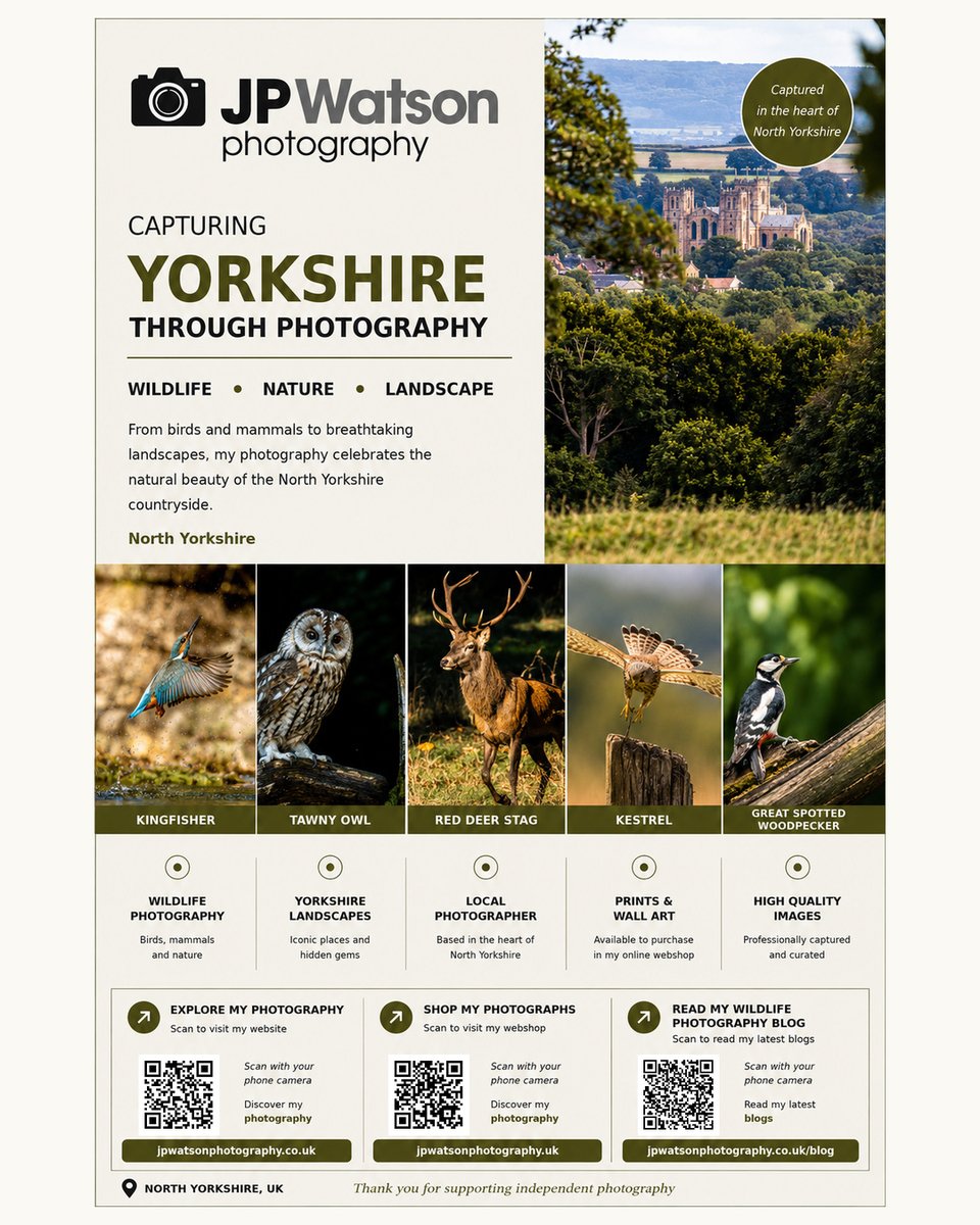 jpwatsonphoto's tweet photo. 📸 J P Watson Photography 🌿

Nature, wildlife &amp; landscape photography from Yorkshire.

🛒 Prints &amp; downloads ↓

https://t.co/B5Sp4iu7XK

#Yorkshire #WildlifePhotography #Naturephotography https://t.co/m0CEOczOGS