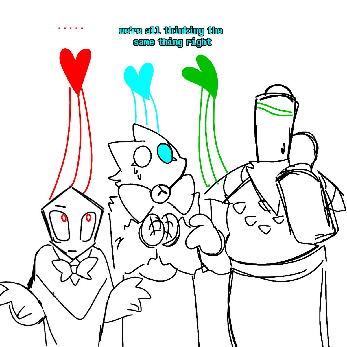 kreativly_'s tweet photo. great souls think alike
(just imagine that all the players are in a vc for this one so its why all the mikes can hear each others souls ok? ok) https://t.co/m4KEdgILGI