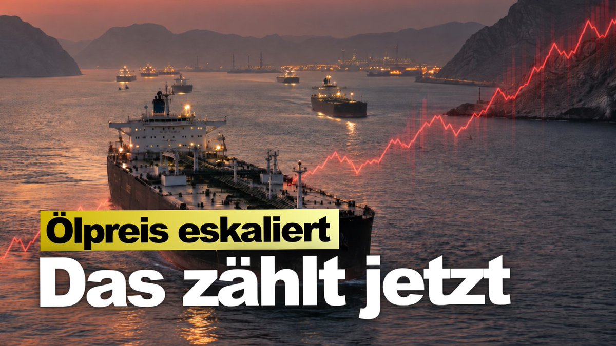 mario_lochner's tweet photo. 🚨 Öl über 100 Dollar: Das übersehen gerade die meisten Anleger

Der Ölpreis steigt und notiert deutlich über 100 Dollar. Die Straße von Hormus bleibt ein massiver Unsicherheitsfaktor. Und die Angst vor dem nächsten Inflationsschock wächst.

Der Irankrieg ist lange nicht vorbei, die Kämpfe gehen weiter – und jetzt haben auch noch die Huthi eine wichtige Hafenstadt im Jemen eingenommen und es droht noch mehr Ungemach bei der Meerenge von Bab al-Mandab.

Doch ausgerechnet jetzt passiert am Ölmarkt etwas, das kaum jemand auf dem Schirm hat…

Die Krise könnte kurzfristig noch einmal eskalieren – und gleichzeitig langfristig die Macht von Hormus über den Ölpreis brechen.

Warum? 👇

🎯 Der Markt ist weniger naiv, als viele denken

Ein Teil des Risikos ist längst eingepreist.

Der Optionsmarkt weist aktuell eine Wahrscheinlichkeit von rund 25% für einen Brent-Preis von 100 Dollar oder mehr im März 2027 aus.

Das ist für Anleger entscheidend: Nicht jeder weitere Ölpreisanstieg wäre automatisch ein neuer Schock für Aktien.

Richtig gefährlich wird es erst, wenn die Krise schlimmer oder länger dauert, als der Markt heute bereits erwartet.

🤯 Die Versorgungslücke schrumpft dramatisch

Hier wird es spannend.

Laut Goldman Sachs ist die globale Versorgungslücke geschrumpft von rund: 7 Mio. Barrel pro Tag → auf nur noch etwa 1 Mio. Barrel pro Tag

Wie kann das sein?

Seit der Schließung der Straße von Hormus liegt der weltweite Ölverbrauch im Schnitt rund 5 Mio. Barrel pro Tag unter dem Vorjahresniveau.

Hohe Preise bremsen also die Nachfrage.

Hinzu kommt ein struktureller Effekt: schnellere Elektrifizierung und Dekarbonisierung – besonders in China.

🛢️ Aber das Problem ist lange nicht gelöst

Vor dem Krieg exportierten die Golfstaaten etwa 24–25 Mio. Barrel Öl pro Tag.

Heute erreichen trotz Blockade und Umgehungsrouten den Weltmarkt wieder ungefähr: 15–16 Mio. Barrel pro Tag.

Das ist eine enorme Verbesserung. Aber gegenüber dem Vorkriegsniveau fehlen weiterhin: 9–10 Mio. Barrel pro Tag.

Und genau deshalb bleibt der Ölmarkt extrem fragil.

🌎 Die Welt baut gerade einen “Plan B”

Das könnte der langfristig wichtigste Punkt der gesamten Krise sein.

Die Welt versucht, sich strukturell unabhängiger von der Straße von Hormus zu machen.

Die IEA erwartet allein aus Nord- und Südamerika 2026 rund: +1,4 Mio. Barrel pro Tag zusätzliches Angebot.

Noch wichtiger: Goldman Sachs erwartet bis Ende 2027 rund +3,8 Mio. Barrel pro Tag zusätzliche Pipeline- und Umgehungskapazitäten rund um Hormus.

Das verändert die geopolitische Gleichung.

Je länger die Krise dauert, desto stärker baut die Welt Infrastruktur auf, die Hormus langfristig weniger wichtig macht.

🇮🇷 Der Druck auf den Iran steigt

Der wirtschaftliche Druck steigt massiv.

Der Rial ist auf mehr als 2 Millionen je US-Dollar gefallen.

Die Inflation lag im Juli bei rund: 66%

Gleichzeitig finanziert Öl normalerweise ungefähr ein Drittel des iranischen Staatshaushalts.

Das schafft einen zunehmenden Anreiz, eine Lösung zu finden.

Aber genau hier liegt auch das größte kurzfristige Risiko: Steigender wirtschaftlicher Druck muss nicht sofort zu Deeskalation führen. Er kann vorher noch einmal eine Eskalation provozieren.

🔮 Drei Szenarien für 2027

🟡 Basisszenario – 55%
75–85 % des Vorkriegsangebots verfügbar
→ Brent: 80–90 Dollar

🟢 Positives Szenario – 25%
90 % bis nahezu 100 % verfügbar
→ Brent: 65–80 Dollar

🔴 Negatives Szenario – 20%
nur 35–45 % verfügbar
→ Brent: über 120 Dollar

⚠️ Das Entscheidende für Anleger

Die größte Gefahr ist nicht einfach „Öl steigt“.

Die entscheidende Frage lautet: Steigt Öl stärker und bleibt es länger hoch, als der Markt bereits eingepreist hat?

Wie schätzt Du die Lage ein?